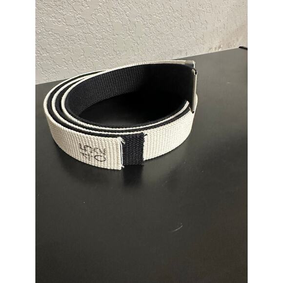 US Navy Canvas Belt Silver Nickel Men Military Bundle Service Uniform Hiking - Picture 9 of 9